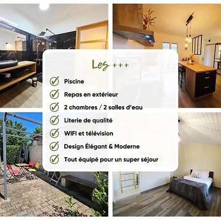 Daire Maison Paisible Proche Centre Avec Piscine *